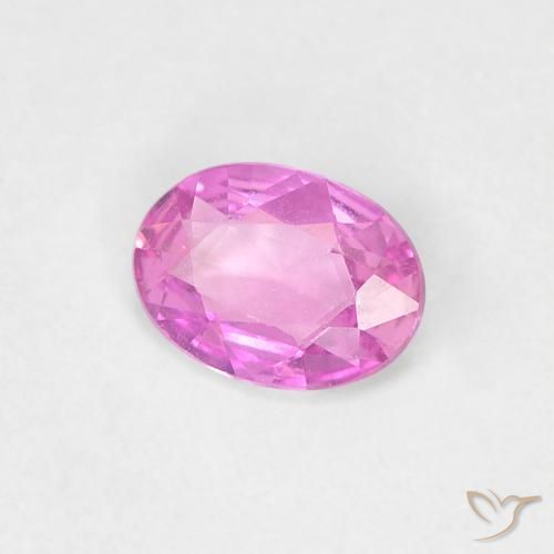 Safira Roxo Rosado Brilhante Natural 0.37ct, oval, VVS
