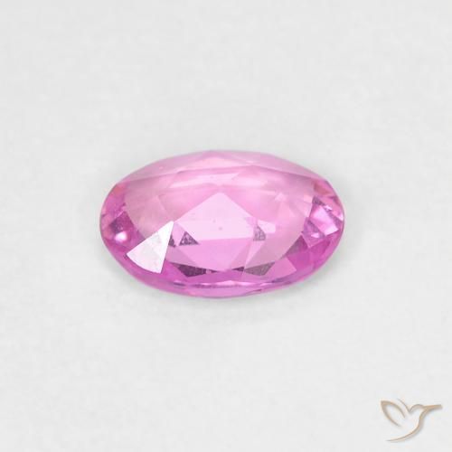 Safira Roxo Rosado Brilhante Natural 0.37ct, oval, VVS