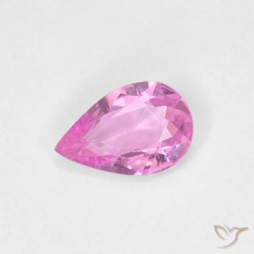 0.35ct Natural Roxo Intenso Safira, Formato de pêra, VVS