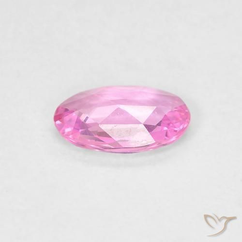 Safira roxo médio Natural 0.34ct, oval, VVS