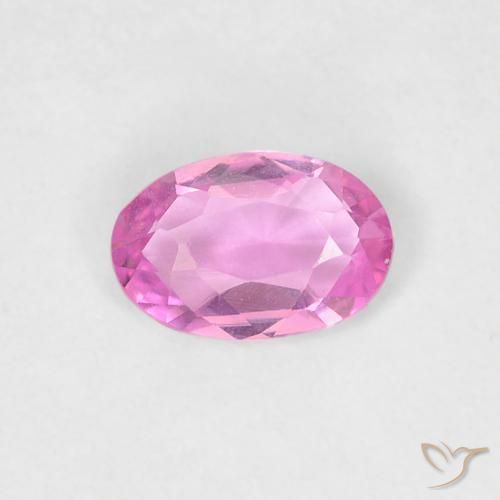0.39ct Natural Roxo Rosado Brilhante Safira, oval, VVS