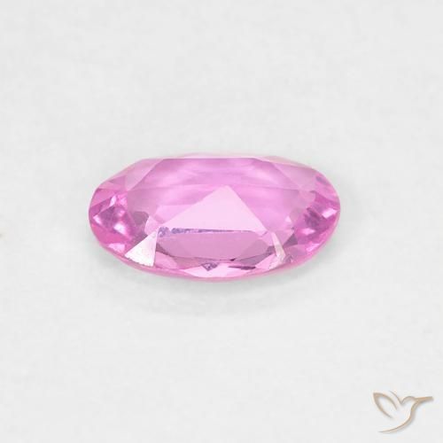 Safira Roxo Rosado Brilhante Natural 0.39ct, oval, VVS