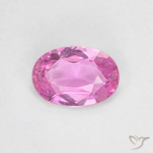 0.47ct Natural Roxo Rosado Brilhante Safira, oval, VVS
