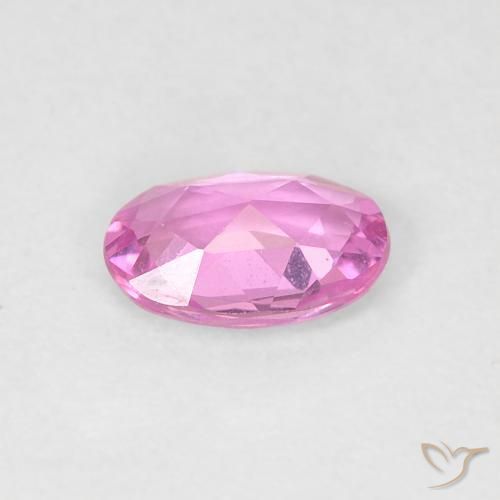 Safira Roxo Rosado Brilhante Natural 0.47ct, oval, VVS