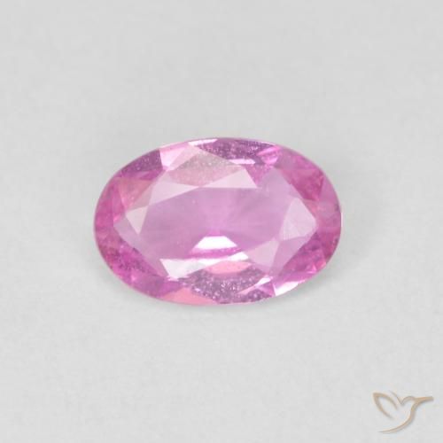 0.41ct Natural Roxo Real Claro Rosa Safira, oval, VS