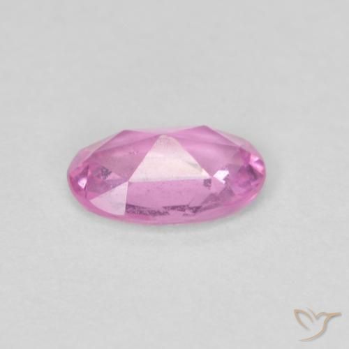 Safira Roxo Real Claro Rosa Natural 0.41ct, oval, VS
