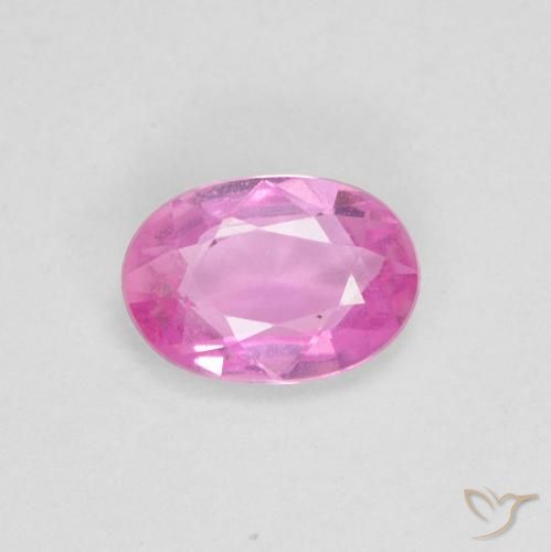 0.50ct Natural Rosa Safira, oval, VVS-VS