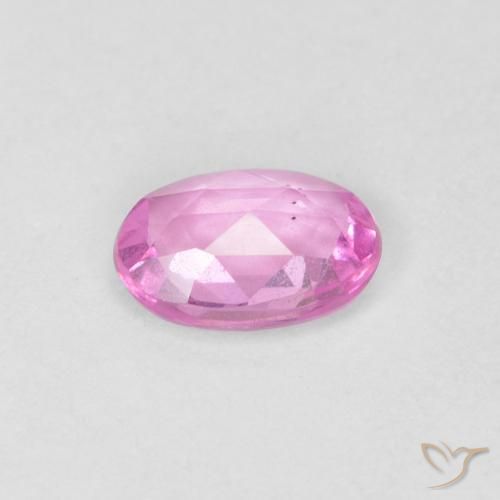 Safira Rosa Natural 0.50ct, oval, VVS-VS
