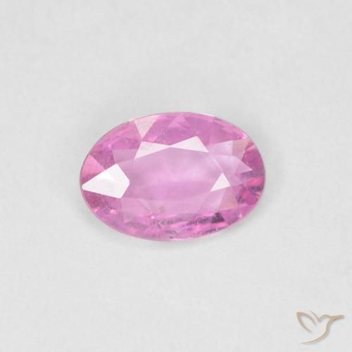 0.34ct Natural Rosa quente Safira, oval, VS