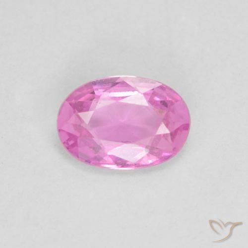 0.44ct Natural Rosa quente Safira, oval, VS