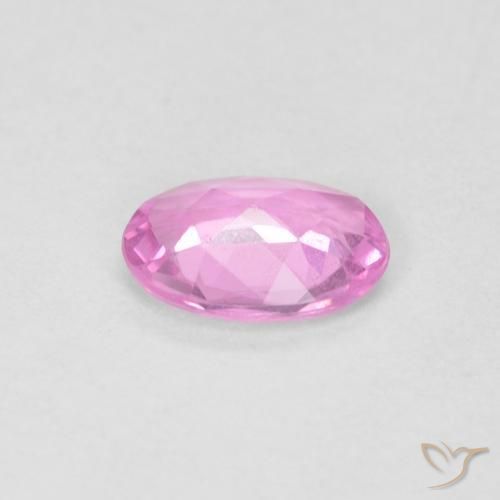 Safira Rosa quente Natural 0.44ct, oval, VS