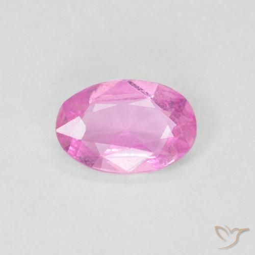 Safira Rosa Natural 0.41ct, oval, VS