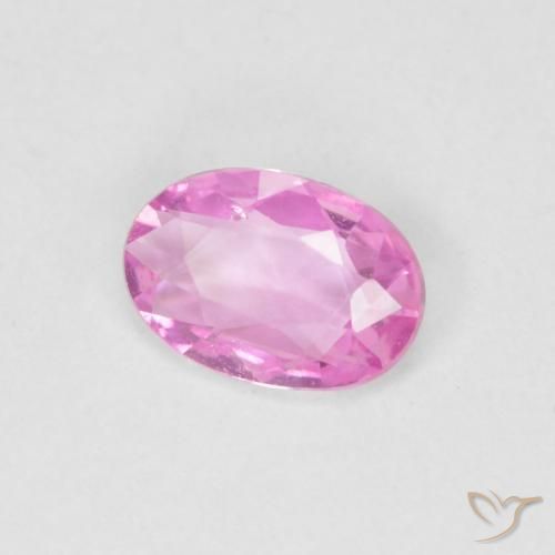 Safira Roxo Rosado Brilhante Natural 0.38ct, oval, VVS