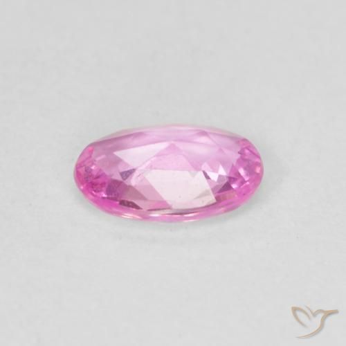 Safira Roxo Rosado Brilhante Natural 0.38ct, oval, VVS