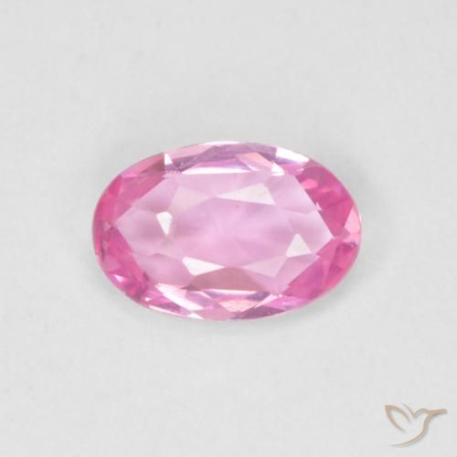 0.47ct Natural Rosa quente Safira, oval, VVS