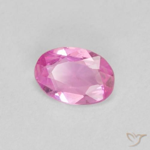 Safira Rosa Natural 0.37ct, oval, VVS