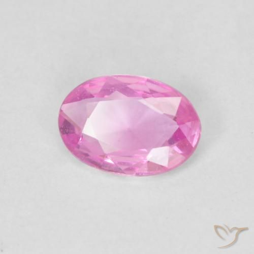 Safira Rosa Natural 0.39ct, oval, VVS
