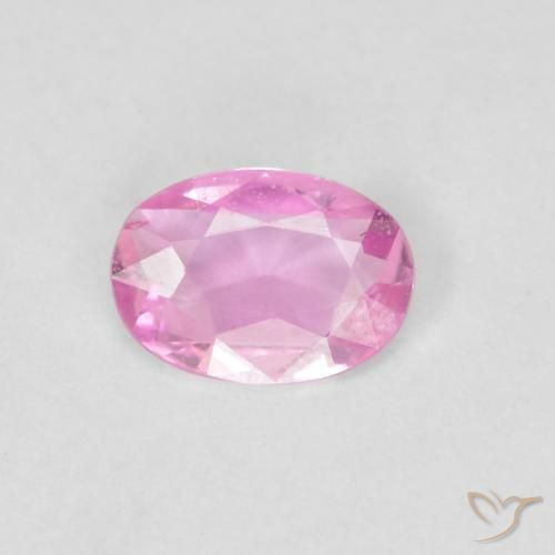 Safira Rosa quente Natural 0.33ct, oval, VVS