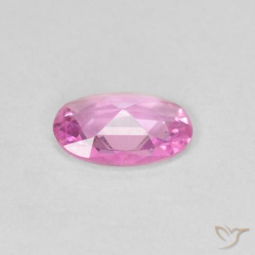 Safira Rosa quente Natural 0.33ct, oval, VVS