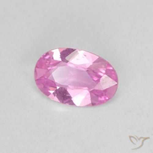Safira Rosa quente Natural 0.40ct, oval, VVS