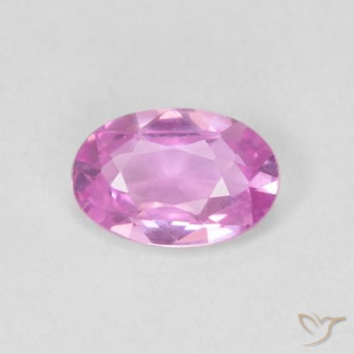 0.51ct Natural Roxo Rosa Safira, oval, VVS