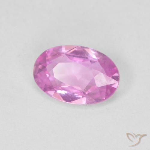 Safira Roxo Rosa Natural 0.51ct, oval, VVS