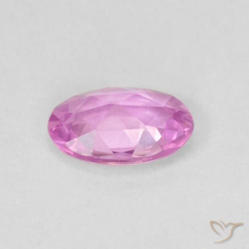 Safira Roxo Rosa Natural 0.51ct, oval, VVS