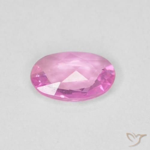 Safira Roxo Real Rosa Natural 0.36ct, oval, VVS