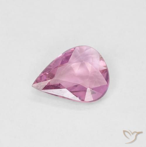 0.38ct Natural Roxo Rosa Safira, Formato de pêra, VS
