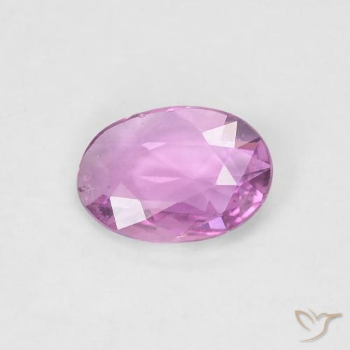 0.54ct Natural Luz rosa Safira, oval, VS