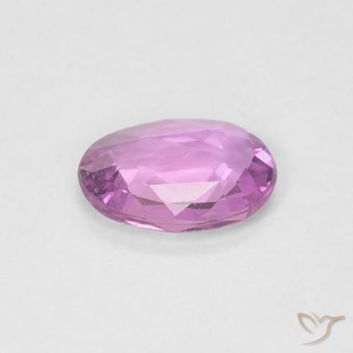 Safira Luz rosa Natural 0.54ct, oval, VS