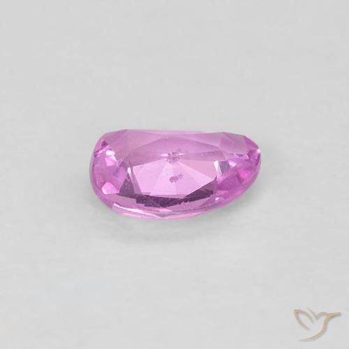 Safira Roxo Real Claro Rosa Natural 0.40ct, Chique, VS