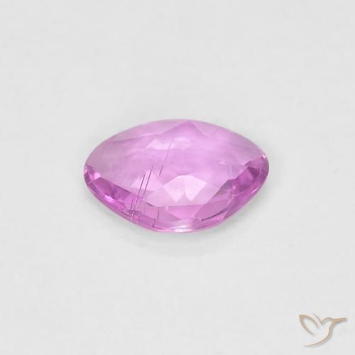 Safira Luz rosa Natural 0.42ct, Chique, VS