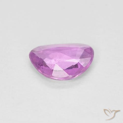 Safira Roxo Real Claro Rosa Natural 0.55ct, Chique, VS