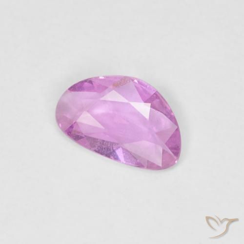 Safira Luz rosa Natural 0.38ct, Chique, VS