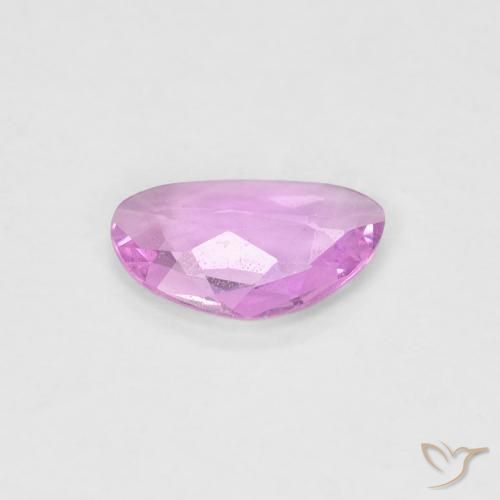 Safira Luz rosa Natural 0.38ct, Chique, VS