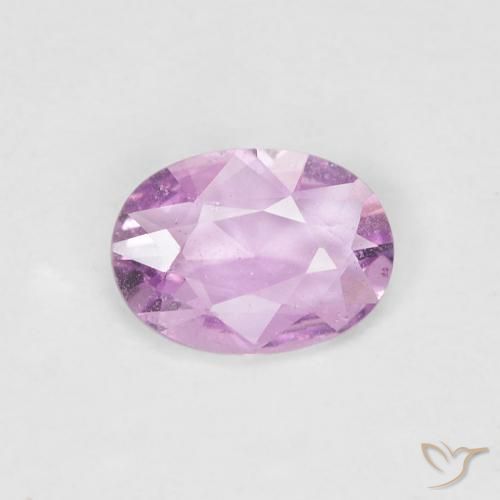0.64ct Natural Luz rosa Safira, oval, VS