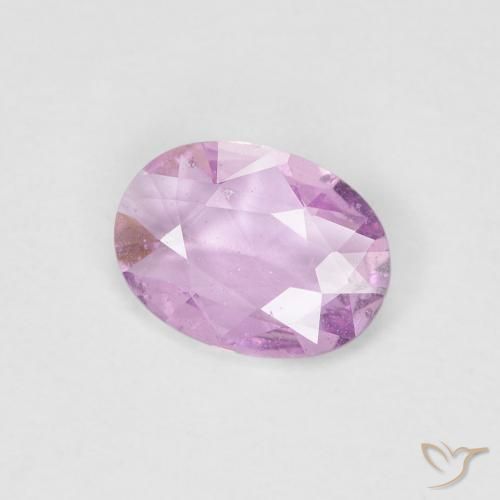 Safira Luz rosa Natural 0.64ct, oval, VS