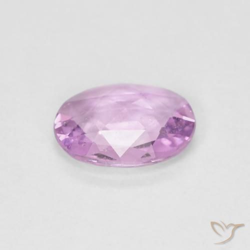 Safira Luz rosa Natural 0.64ct, oval, VS
