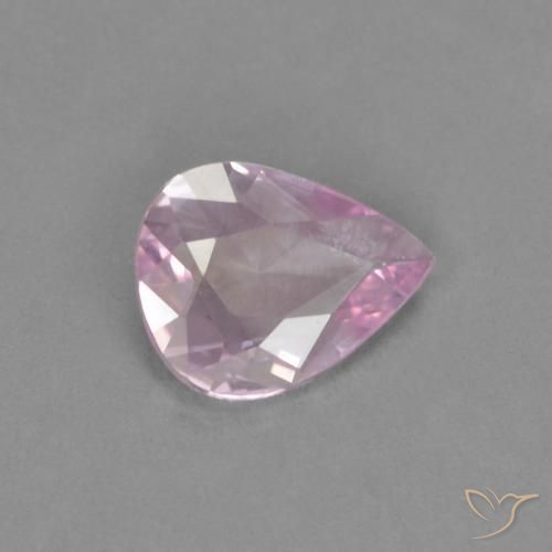 Safira Tom Rosa Cereja Natural 0.33ct, Formato de pêra, VVS