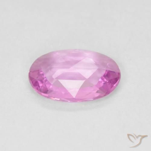 Safira Rosa Natural 0.48ct, oval, VVS