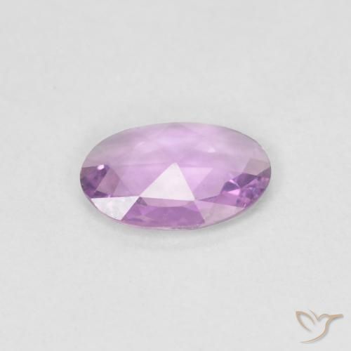 Safira Rosa Roxo Natural 0.32ct, oval, VVS