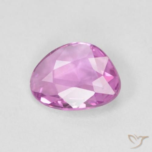 0.60ct Natural Roxo Rosado Brilhante Safira, Chique, VVS