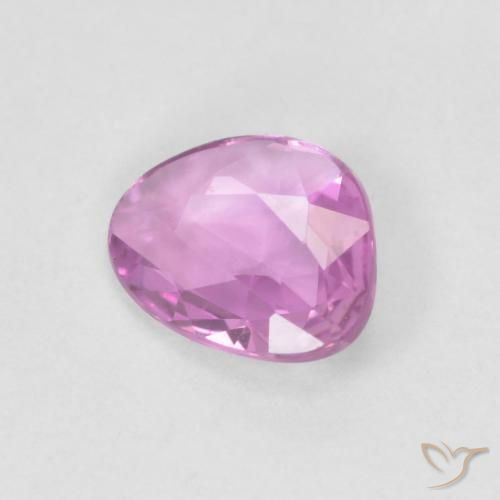 Safira Roxo Rosado Brilhante Natural 0.60ct, Chique, VVS