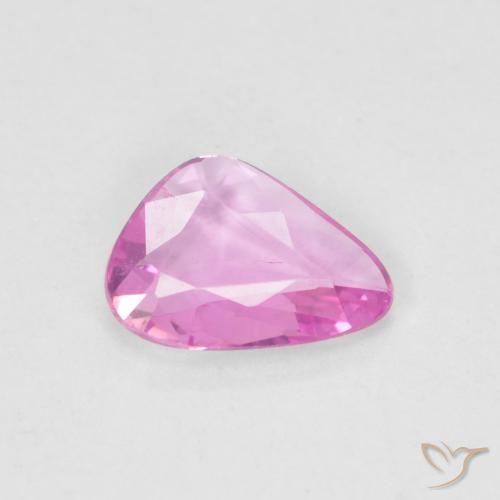 0.48ct Natural Roxo Rosado Brilhante Safira, Chique, VVS-VS