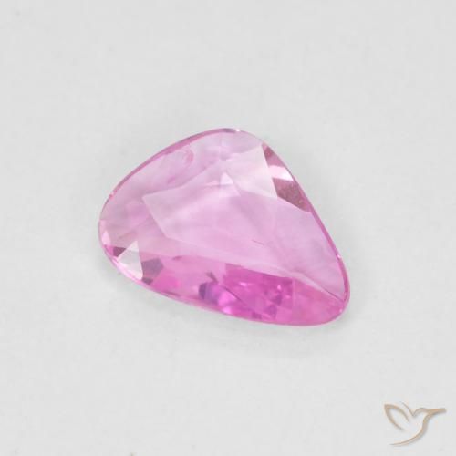 Safira Roxo Rosado Brilhante Natural 0.48ct, Chique, VVS-VS