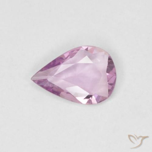 0.36ct Natural Luz roxa Safira, Formato de pêra, VVS