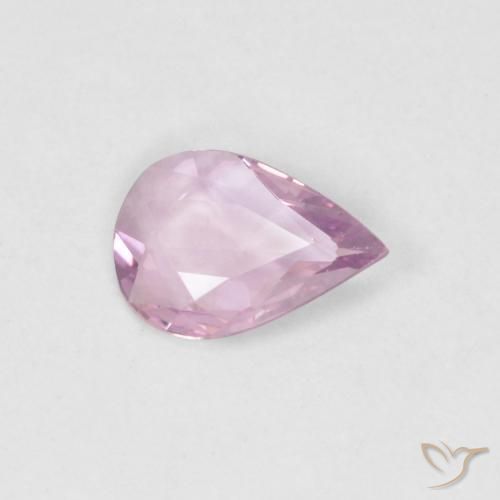 Safira Luz roxa Natural 0.36ct, Formato de pêra, VVS