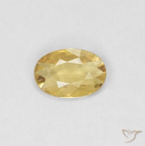 0.36ct Natural Laranja Dourada Safira, oval, VVS-VS