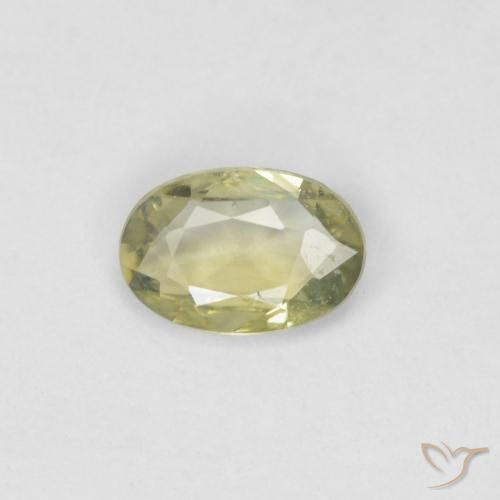0.40ct Natural Verde Floresta Quente Safira, oval, VVS-VS